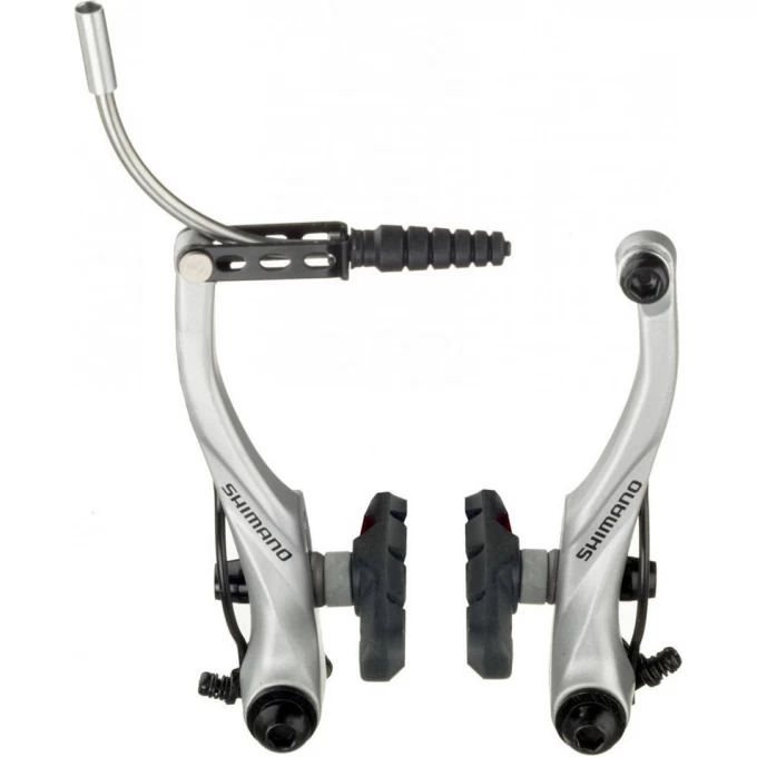 Тормоз SHIMANO V-BR ALIVIO, T4000, ПЕР, КОЛОДКИ S65T, СЕРЕБРИСТЫЙ EBRT4000FX43SSP Тормоз SHIMANO V-BR ALIVIO, T4000, ПЕР, КОЛОДКИ S65T, СЕРЕБРИСТЫЙ EBRT4000FX43SSP
