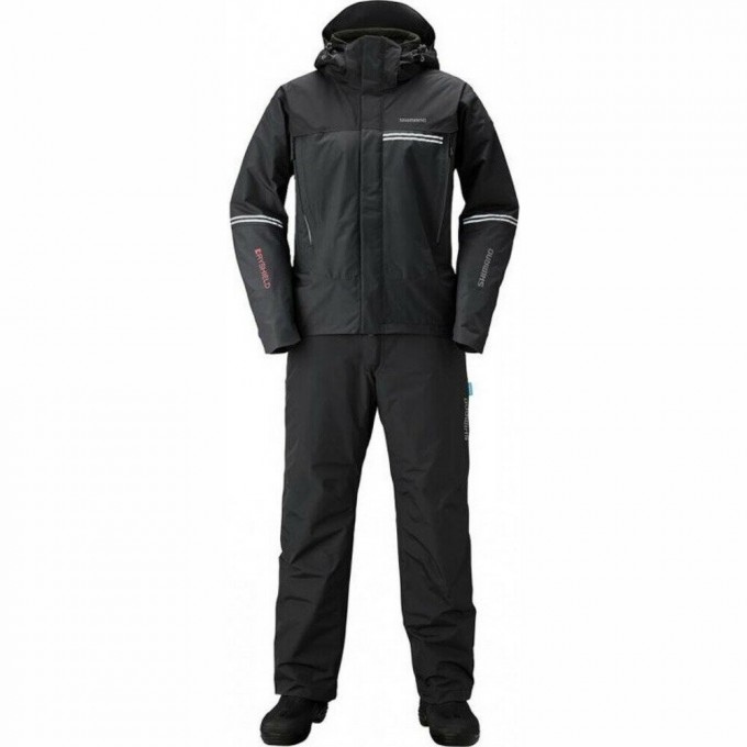 Костюм утеплённый SHIMANO RB-025S черный, размер 3XL 5YRB025S1A Костюм утеплённый SHIMANO RB-025S черный, размер 3XL 5YRB025S1A