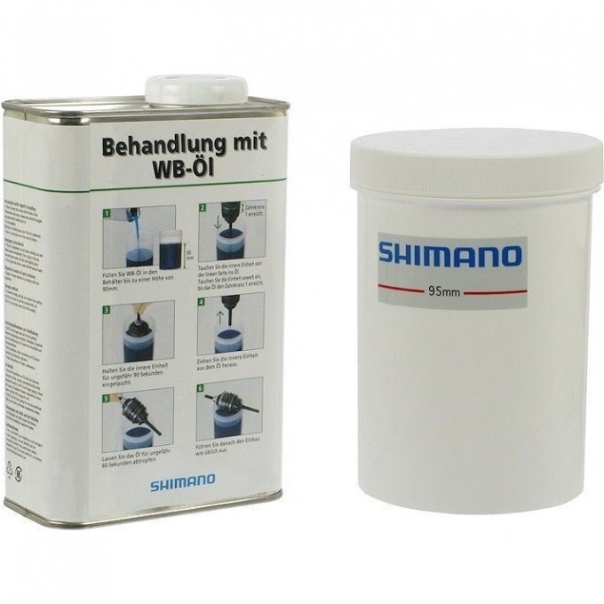 Набор для обслуживания планетарных втулок SHIMANO, масло 1л и погружной сосуд Y00298010 Набор для обслуживания планетарных втулок SHIMANO, масло 1л и погружной сосуд Y00298010