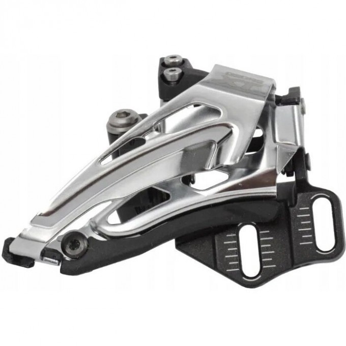 Переключатель передний SHIMANO DEORE, M618-H, для 2x10, верхний хомут (34,9 с адаптером 28.6/31.8), верхняя тяга, черный IFDM618HTX6 Переключатель передний SHIMANO DEORE, M618-H, для 2x10, верхний хомут (34,9 с адаптером 28.6/31.8), верхняя тяга, черный IFDM618HTX6