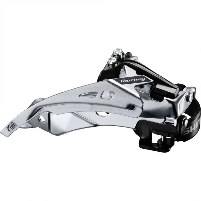 Переключатель передний SHIMANO TOURNEY, TY710-2, для 2X7/8 скорость, универсальная тяга, универсальный хомут, угол: 63-68, для 46T EFDTY7102TSX3