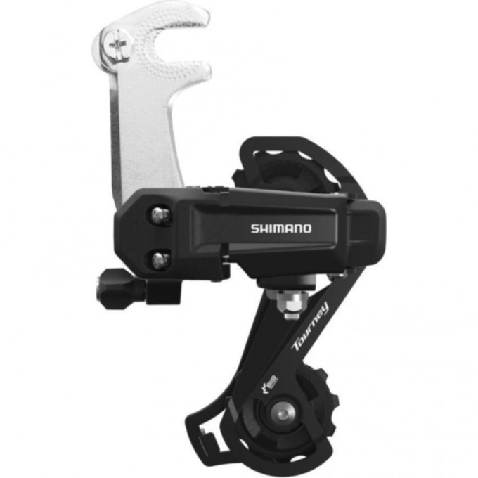 Переключатель задний SHIMANO TOURNEY, TY200, GS, 6/7 скоростей крепление на болт, черный, индивидуальная упаковка ERDTY200GSLD Переключатель задний SHIMANO TOURNEY, TY200, GS, 6/7 скоростей крепление на болт, черный, индивидуальная упаковка ERDTY200GSLD