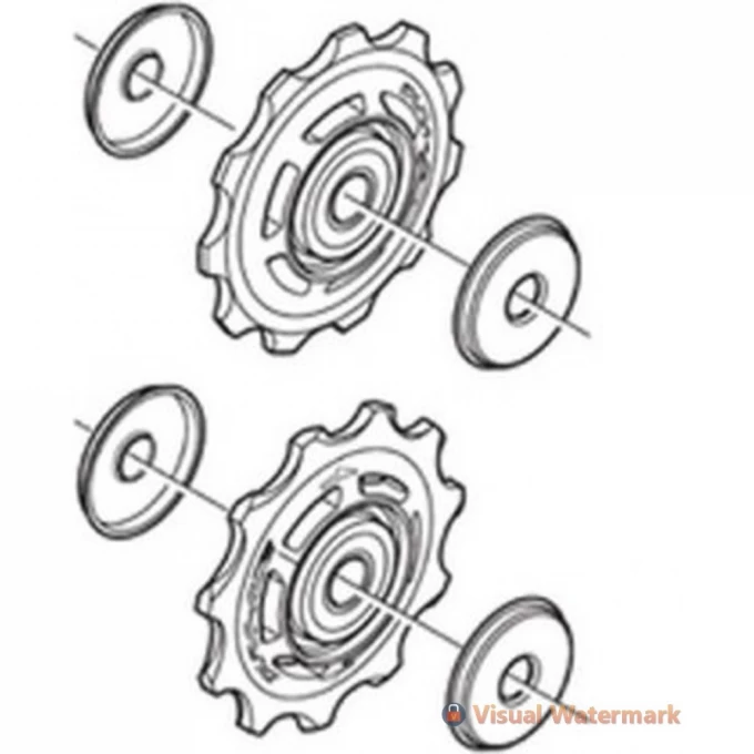 Ролики SHIMANO 11 скоростей, верхний+нижний, к RD-M5100 Y3HL98010