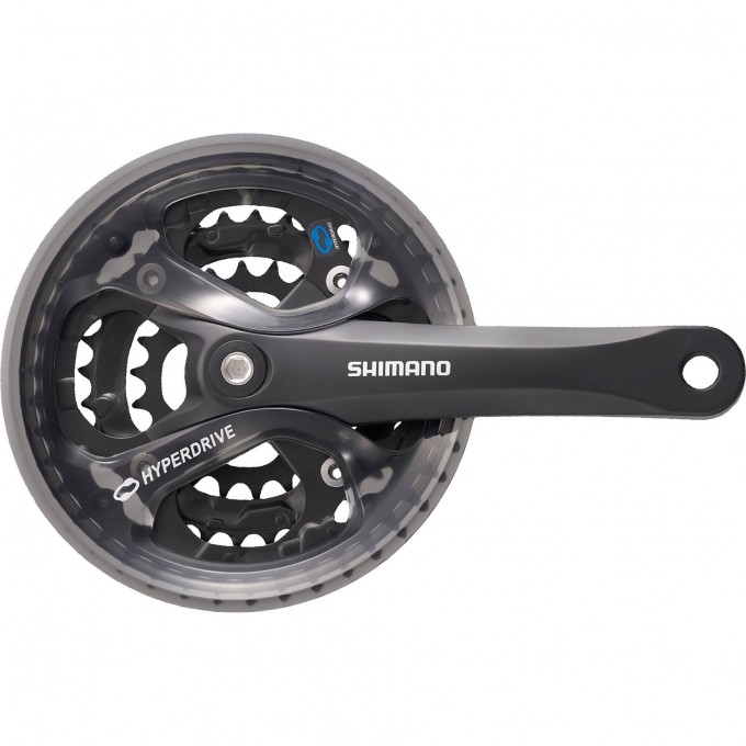 Система SHIMANO ACERA, M361, 170 мм, квадрат, 48/38/28T, защита, черный EFCM361C888CL Система SHIMANO ACERA, M361, 170 мм, квадрат, 48/38/28T, защита, черный EFCM361C888CL