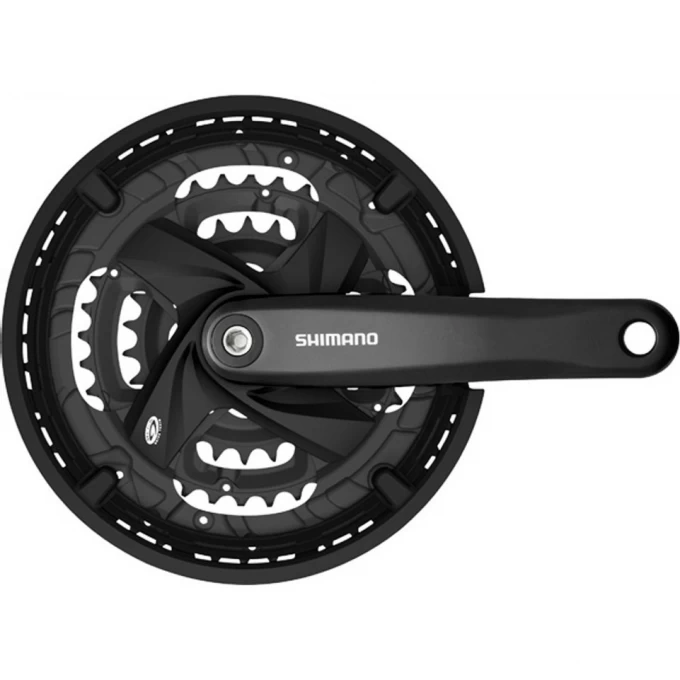 Система SHIMANO ACERA, M371, 170мм, Кв, 44/32/22, с болтами, черный EFCM371C422XL