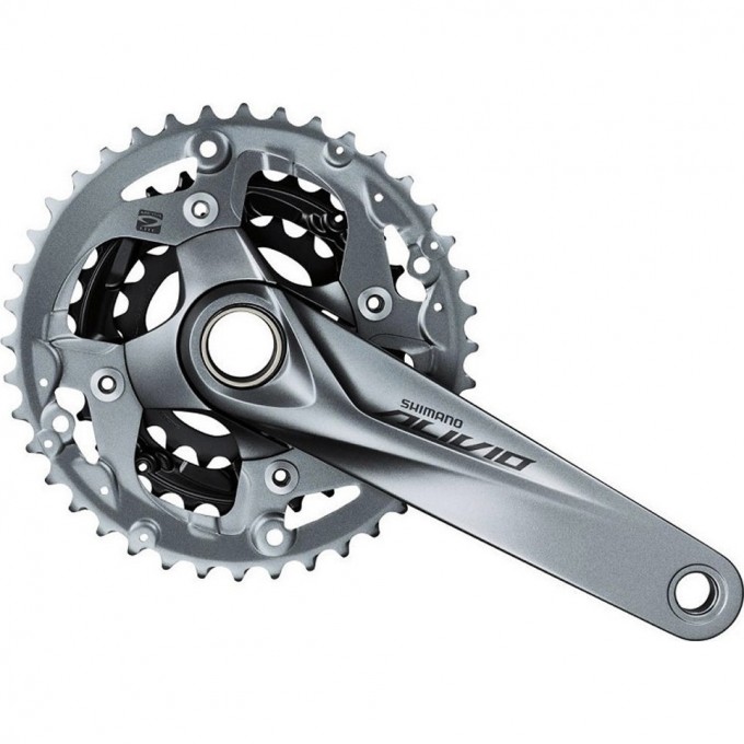 Система SHIMANO ALIVIO, M4060, 170 мм, интегрированный вал, 44/32/22, с защитой звезд, черный EFCT4060CX422CL Система SHIMANO ALIVIO, M4060, 170 мм, интегрированный вал, 44/32/22, с защитой звезд, черный EFCT4060CX422CL