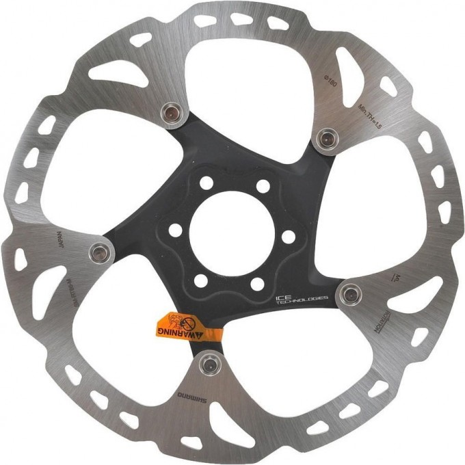 Тормозной диск SHIMANO XT, RT86, 180 мм, 6-болтов ISMRT86M2 Тормозной диск SHIMANO XT, RT86, 180 мм, 6-болтов ISMRT86M2