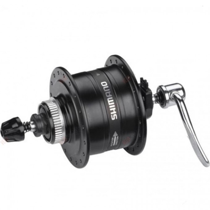 Втулка динамо SHIMANO 3D37, 32 отверстия, 6V-3W, QR, под дисковый тормоз C.Lock, OLD:100 мм, черный EDH3D37BLG5 Втулка динамо SHIMANO 3D37, 32 отверстия, 6V-3W, QR, под дисковый тормоз C.Lock, OLD:100 мм, черный EDH3D37BLG5