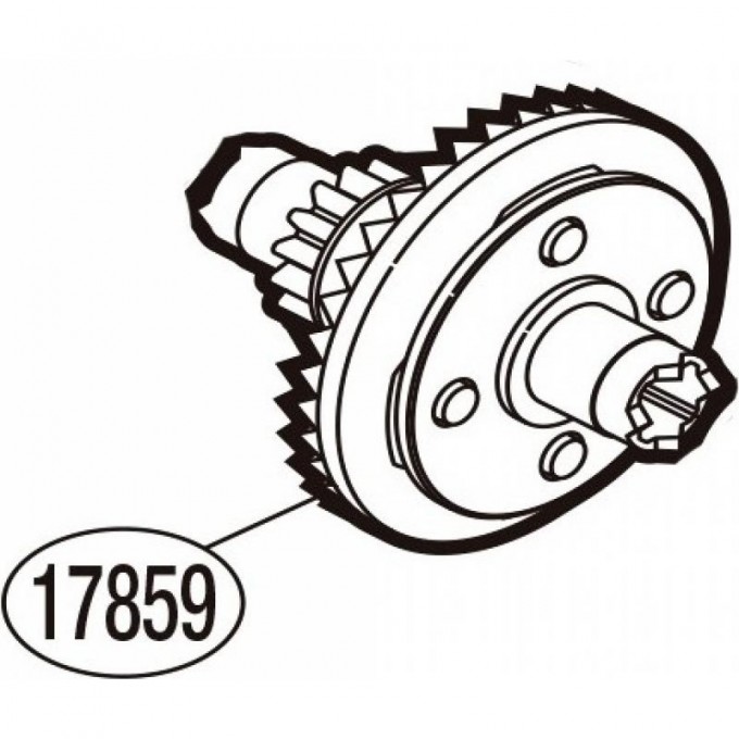 Запчасть для катушки SHIMANO DRIVE GEAR шестерня ведущая RD17859 Запчасть для катушки SHIMANO DRIVE GEAR шестерня ведущая RD17859