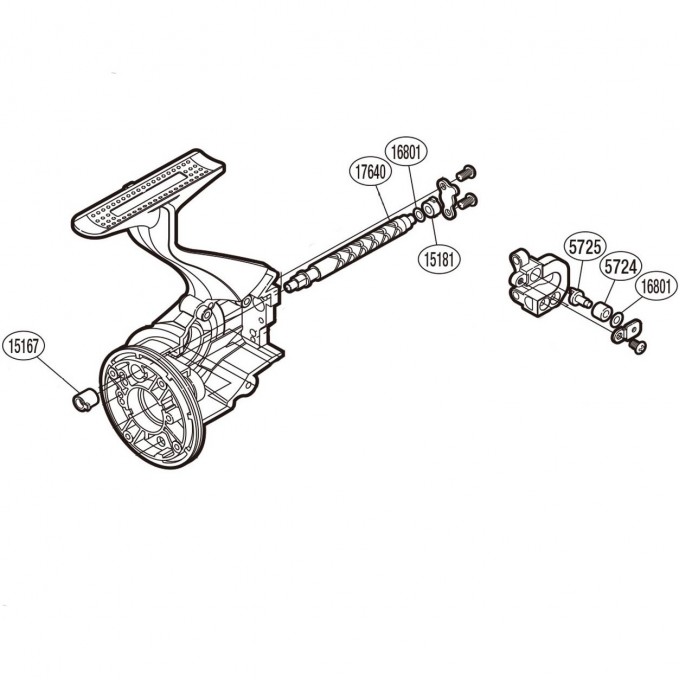 Запчасть для катушки SHIMANO OSCILLATION SET набор для бесконечного винта PK0418 Запчасть для катушки SHIMANO OSCILLATION SET набор для бесконечного винта PK0418